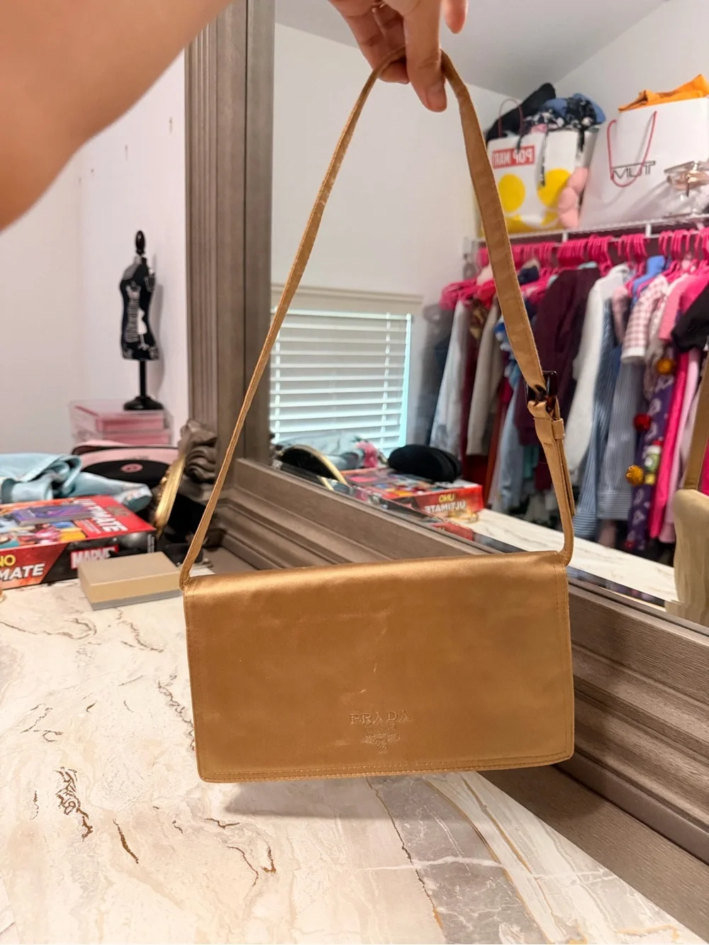Prada classic messenger